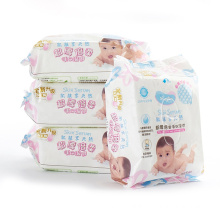 Best quality promotional 25pcs pearl cotton baby wet wipes for sale